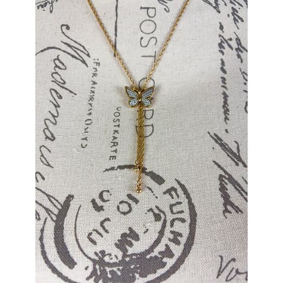 B12 Avon Necklace Vintage Signed Mariah Carey Butterfly Era Y2K Fairy Nostalgia